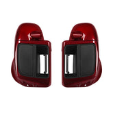 HR3 Velocity Red Sunglo 2016S Vented Lower Fairing Kit With 6.5" Speaker Pods For Harley Touring models 2014-2024